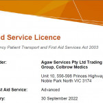 First Aid Licence – Industry Regulation